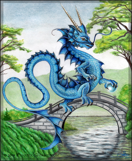 chinese water dragon drawings