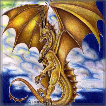 Colored Pencil Art Gallery Canadian Dragon Fantasy Art